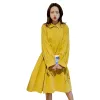 Elbiseler 8002# Annelik Giysileri Bahar Sonbahar Pamuk Pamuk Hemşirelik Düz Renk Uzun Kollu Gevşek Kadınlar İçin Gevşek Şık Elbise