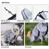 Rompers Reflective Pet Dog Jumps combinaison imperméable Affainci solaire Suncreen Dog Outdoor Clothes pour petit chien moyen pour animaux de compagnie