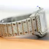 Montre-bracelet tendance pour hommes avec clarté VVS et diamants certifiés GRA fabriqués en moissanite, à porter en toute occasion