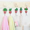 Hooks Creative Home Kitchen Succulent Shape Potted Wall Hangers Fashion Decor