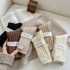 Women Socks White Winter Thicker Cashmere Wool Casual Japanese Fashion Solid Color Long Sock Girls Thermal Warm Crew