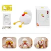 Söt barn Happy Duck Night Light USB Laddningsbar lampa Silikon Pating Lamp varm Vit Vit för Baby Bedside Room Home Decor Gift 240227