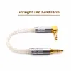 Accessories 8 core 5N 3.5 mm to 3.5mm Male to Male sterling silver Car Aux Audio HiFi Headphone Amplifier Cable