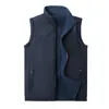 Fleece Vest Mens Jackets Winter Outdoor Sports Plus Size Doublesided Dressing Sleeveless For Camping Soft Shell 240301