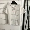 女の子の素敵なTシャツピンククリスタルティークラシックレタープリントシャツ綿クイックドライティーラグジュアリーソフトキャミストップス