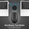 Mouse Mouse Bluetooth 2.4G Mouse ricaricabile senza fili Mouse da gioco Charing portatile sottile 3 DPI regolabili Mause per Mac iPad PC