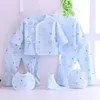Clothing Sets 0-3M Born For Baby Girls Boys Clothes Suits Cotton OUTFITS 7pcs/set MORE 30 STYLES