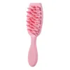 Vêtements de chien Scalp Scrubber Brosse de bain pour animaux de compagnie pour chiens Nettoyage Chat Petit toilettage Rose Fournitures de bain