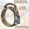 Hundhalsar Leases Dog Collar Military Tactical With Control Handle Nylon för stor tysk Shepard Walking Training 240302