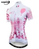 Weimostar France Team Women cycling Jersey Pink Eiffel Tower Bicycle Clothing Road MTBバイクシャツROPA CICLISMO11979256