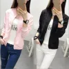 Vestes 2019 Spring Flight blanc noir blouson femme veste et manteau femme vêtements bomber dames veste courte cardigan veste