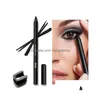 Combinazione ombretto/liner Mknk Lunga durata Impermeabile Smoky Makeup Eyeliner Matita Penna gel e temperamatite No Take Off Sm Dhcxs