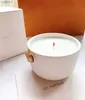 Incense France Brand Perfume Candle 220g Dehors IL Neige Feuilles dor Ile blanche lair du jardin Scented Bougie Parfumme Lasting Smell High 240302