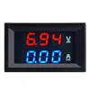 Förvaringspåsar Nya förvaringspåsar 10/50/100a LED Digital Voltmeter Ammeter Spänningsspänning RedaddBlue Dual Color Amp Volt Drop Delivery Home Garde DHBSY