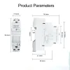 コントロールTuya Smart Life Zigbee 16A DIN RAIL 1PスイッチKWHメーター付きタイマーアプリリモートコントロールサポートALEXA Google Home