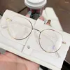 サングラスブルーレイブロッキングアンチブルーライトグラスメタル超軽量コンピューターゴーグル目の保護ポリゴン眼鏡男性女性