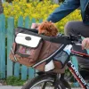 Transporteurs pour animaux de compagnie, sacs de sortie pour animaux de compagnie, panier amovible pour chat et chien, sac de vélo, sac de siège pour petits chiens, produits, accessoires de voyage