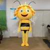 2024 Halloween Super Cute Character Bee Mascot Costume Birthday Party Anime Theme Fancy Dress Costume