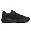 Athletic Men Women Running Shoes Comfort Breathable Lace-Up Triple Black Khaki Grey Shoes Mens Women Trainers Sports Sneakers Size 39-44 GAI