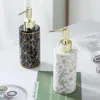 Дозатор жидкого мыла 300 мл керамика дезинфицирующее средство для рук шампунь гель для душа бутылка мраморный узор туалет аксессуары для ванной комнаты