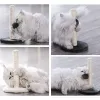 Scratchers Sisal Rope Cat Scraper Post Post Hitten Pet Jumping Tower Toy مع Call Cats Sofa Protector Tree Tree Tower Tower