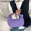 qwertyui45 bolsa de couro trançado de marca de corpo cruzado para mulheres bolsa de mão com nó bolsas de mão de grife para mulheres shopper croissant dumplin2803