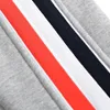 Sweats à capuche pour hommes Veste à manches d'épaule Design tissé tricolore Pulls à capuche Pur coton Tide Marque Unisexe Tendance Hauts à manches longues