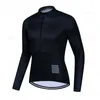 Hommes maillots de cyclisme blanc manches longues automne vêtements de cyclisme vtt Pro équipe vélo chemises vêtements de vélo Mallot Ciclismo Hombre 240220