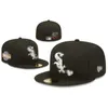 Béisbol al por mayor para hombres Sombrero de diseñador Todo el equipo Bordado Sol Gorros cerrados Flex Bucket Cap Tamaño 7-8