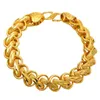 Bracciale da uomo semplice generoso in oro 24 carati da 15 mm di larghezza per le donne Regali di gioielli squisiti che non tramonteranno mai 24 K Bracciale 240227