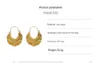 Advanced Minimalist Gold Temperament Trend, Light , Fashionable Personality, Casual Earrings, and Earrings