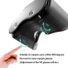 장치 3D VR 헤드셋 가상 현실 안경 헬멧 5 ~ 7 인치 스마트 폰을위한 컨트롤러가있는 iPhone Samsung Phone 용 3D 헬멧