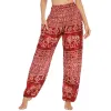 Capris Summer Thailand Fashion Elephant Design Women Pants Elastic Hight Waist Loose Lantern Sweatpants Women