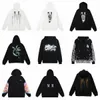 Designer amirs hoodies outfit jacka för mens hoodies mode brev skriva ut en miri mans hoodies streetwear topp andas hamma homme social klubb blå vit huvtröja