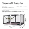 Cages Efcat Transparent 3D Affichage de compétition Cat CAT