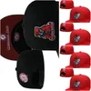 2024 All Team Fan's USA College Baseball réglable Alabama Crimson Tide Chapeau sur terrain Mix Taille de commande Fermé Plat Bill Base Ball Snapback Caps Bone Chapeau a3