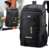 Mochilas 80L Mochilas de montanhismo impermeabilizadas Homens de trekking sports Sports Man escalando mochilas de acampamento 50l Pacote de malas de viagem ao ar livre unissex