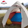 Gear Naturehike Ultralight IAtable 매트리스 수면 패드 매트 싱글 캠핑 매트 에어 매트리스 휴대용 접이식 침대 여행 수면