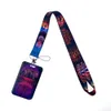 Stranger Things Scary Movies Lanyard For Keychain ID Card Cover Passport Student Cell Phone USB Badge Holder Rope