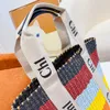 Projektant Woody Raffias Straw Beach Bag Summer Splove Kosz luksusowa torebka damska męska torba na sprzęgło krzyżowy