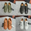 Zegna Designer Casual Shoes Triple Stitch Low Top Sneaker Stripes Social Wedding Party Quality Leather Shoe Zegnas Logo