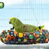 Nests Parrot Cage Swing Pet Parrot Hammock Cotton Bird Habitat Platform Birds Nest Peony Bird Budgerigar Birdhouse