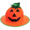 Berretti Cappello da zucca di Halloween Cappelli per spettacoli teatrali Cappellino per bambini in velluto Puntelli per ballo di fine anno