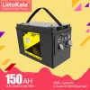 Liitokala 12V 40AH 60AH 100AH 120AH 150AH 200AH 300AH LIFEPO4 CAMPADORES DE BATERIA