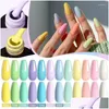 Nail Art Kits Lilycute Manicure Set Aron Fluorescente Gel Polonês com Lâmpada de Secagem Semi Permanente Uv Verniz Acessórios Drop Delivery H Otghy