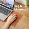 Laptop -Hülle Hülle Beutel für MacBook Mac Buch iPad Air M1 M2 13 3 14 2 15 6 16 Pro 12 9 11 Zoll Abdeckbeutel Vegan Leder 240223