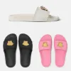 2024 Designer Palazzo Series Slippers Fashion Men's and Women's Shoes B22 Flat Metal Beauty Head Flip Flops Summer Beach Slippers