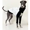 Sweaters Italian Greyhound High Collar Clothes Printed Stitching Cotton Dog Long Sleeve Whippet Dog Clothes Autumn