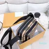 2024 Shoulder satchel bag canvas stripes brand handbags clutch Messenger Bags