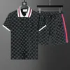 Mens Designer Tracksuits Set Jogger Sweatshirts Sports Jogging Suits Man Tracksuits Two Piece Set T Shirt Summer Printed Short Sleeve Shorts M-3XL